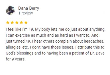 Chiropractic West Dundee IL Dr Dave Review 1